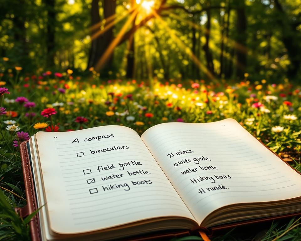 Checklist for Nature beginners in 2025